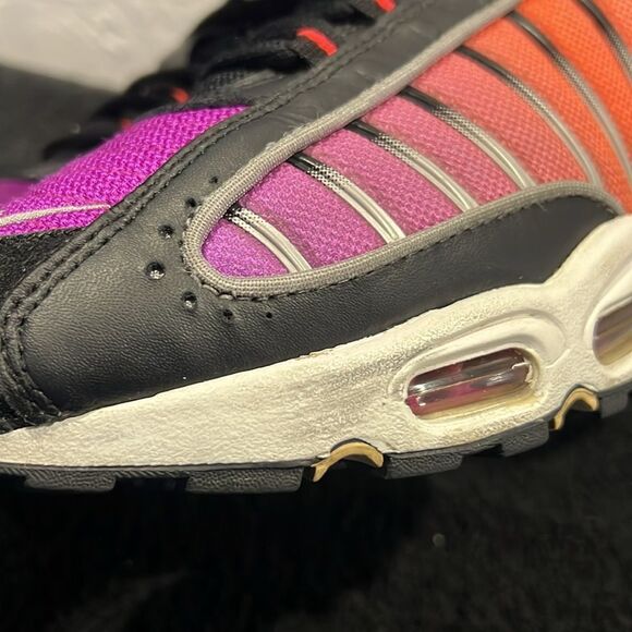 ?? NIKE AIR MAX TAILWIND 4 Men’s Sz 9 SUNS ORANGE/PURPLE/BLACK - EXCELLENT